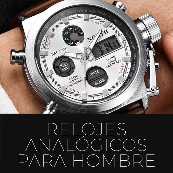 Relojes analógicos hombre