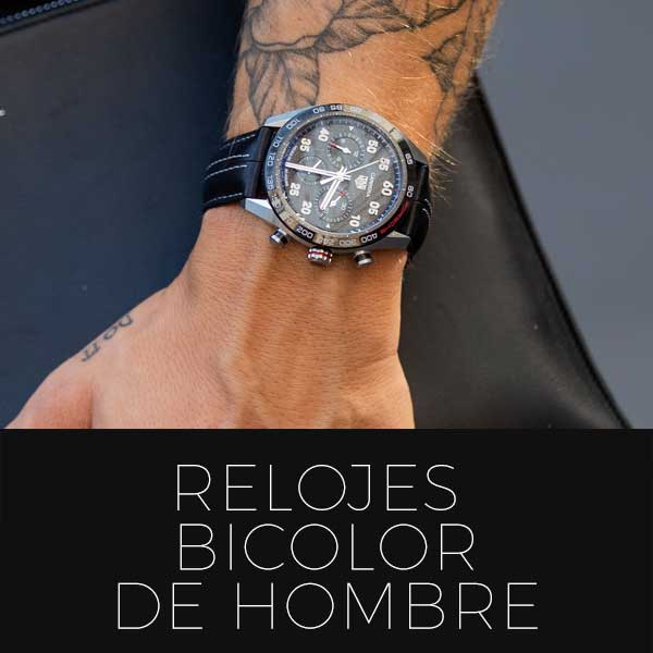 Relojes bicolor de hombre