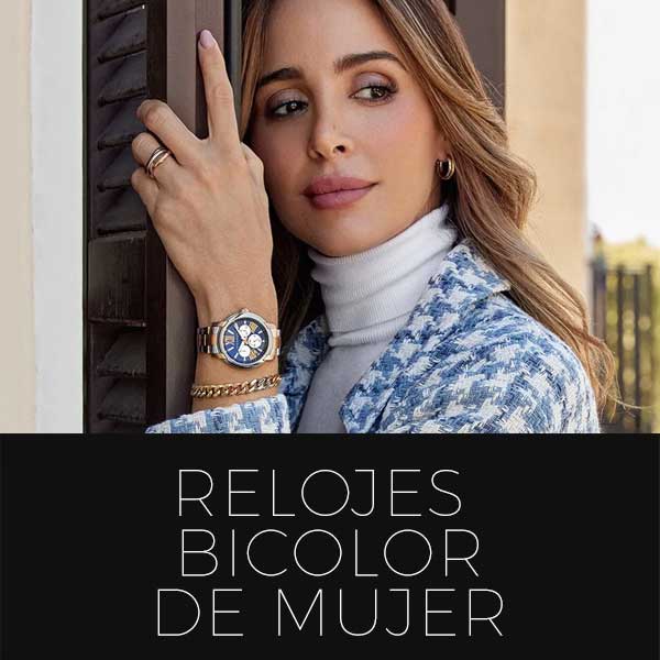 Relojes bicolor mujer