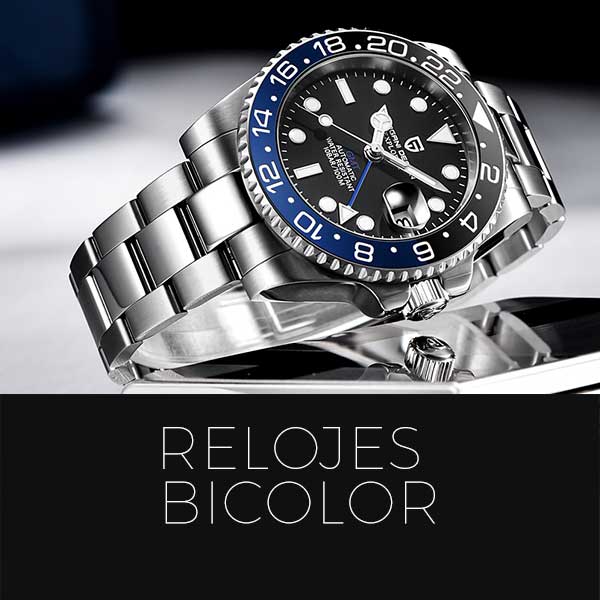 Relojes bicolor