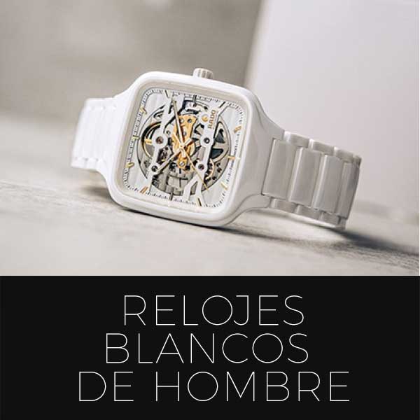 Relojes blancos hombre