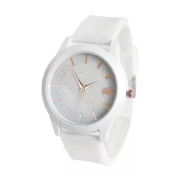 Descuento en relojes blancos mujer