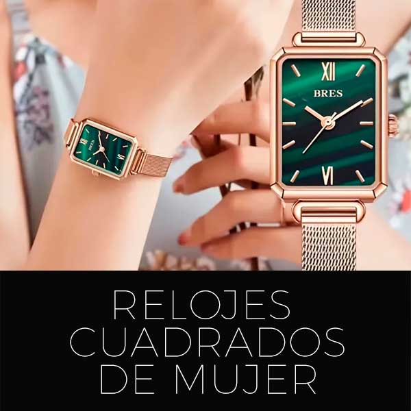 Relojes cuadrados mujer