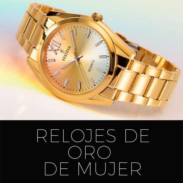 Relojes de oro mujer