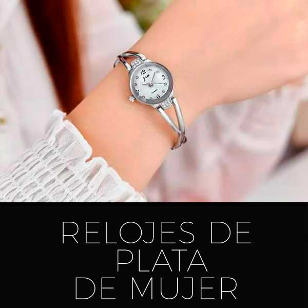 Relojes de plata mujer