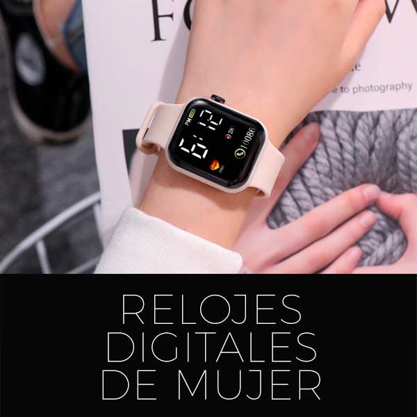 Relojes digitales mujer