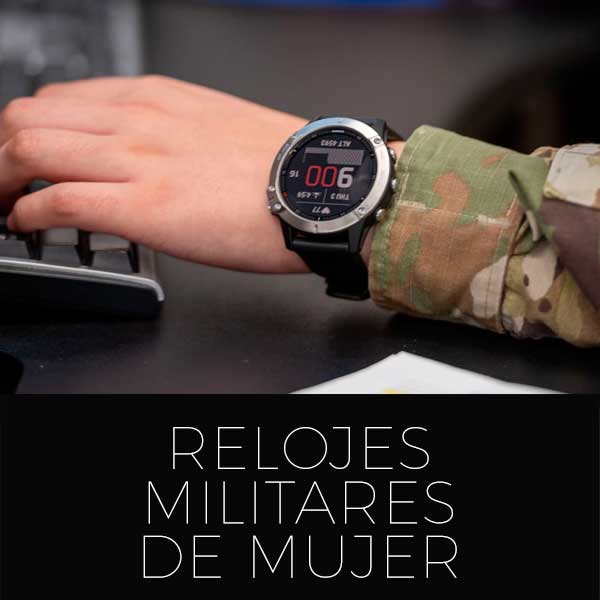 Relojes militares mujer