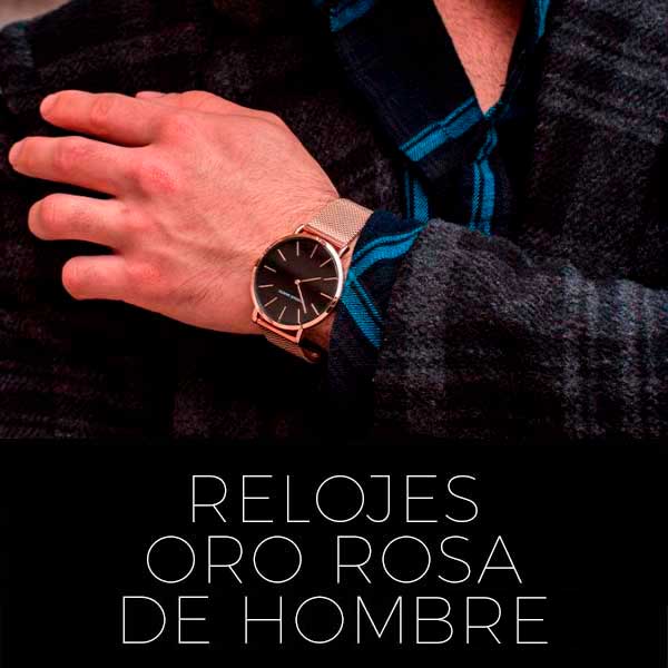 Relojes oro rosa hombre