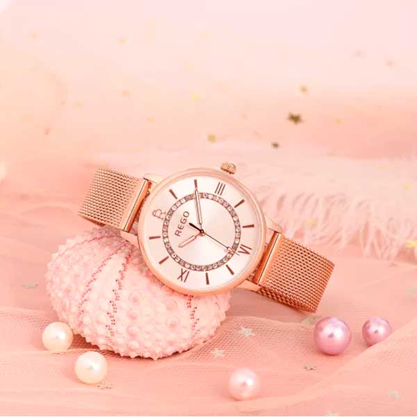 Oferta en relojes rosas mujer