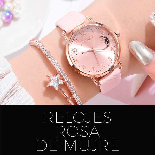 Relojes rosas mujer