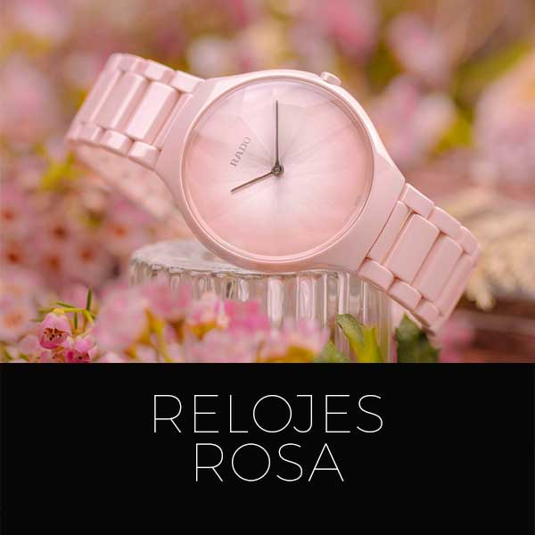 Relojes De Color Rosa De Marca Cat Logo